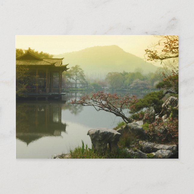 west lake, China Postcard (Front)