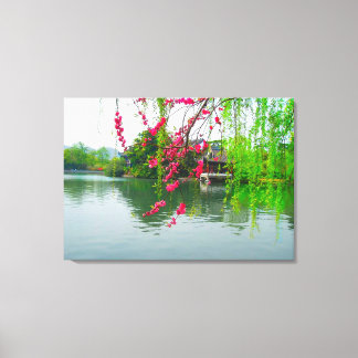 West Lake in Hangzhou, China Stretched Canvas Prin Print