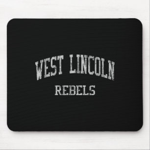 West Lincoln High School Hs Lincolnton Nc Vintage Mouse Pad
