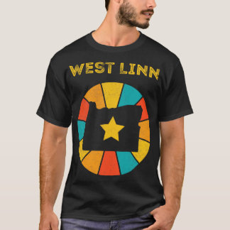 West Linn Oregon Vintage Distressed Souvenir 1 T-Shirt