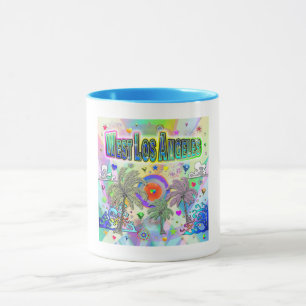 West Los Angeles Deep Dream Mug