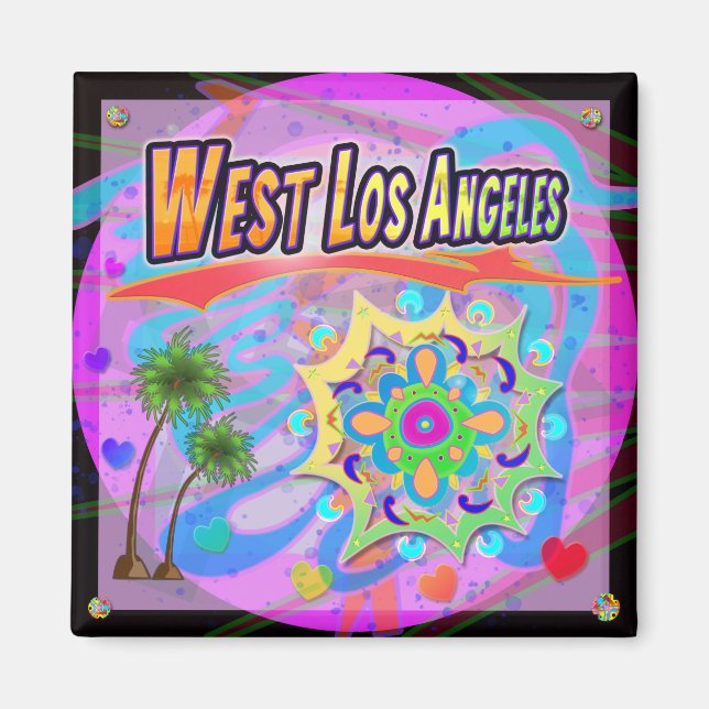 West Los Angeles True Progress Magnet (Front)