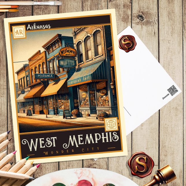 West Memphis, Arkansas | Vintage Postcard (Creator Uploaded)