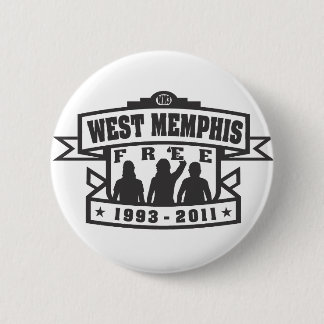 West Memphis Three 6 Cm Round Badge