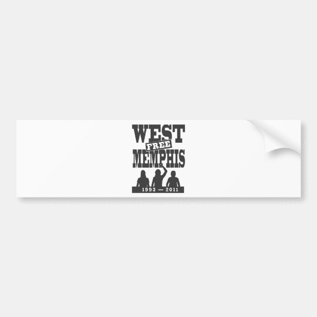 West Memphis Three Bumper Sticker (Front)