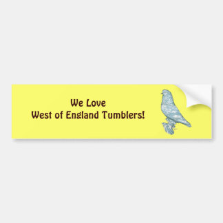 West of England Tumbler: Lavender Mottle Bumper Sticker