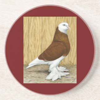 West of England Tumbler Red Baldhead Coaster