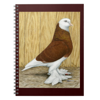 West of England Tumbler Red Baldhead Notebook