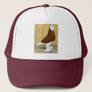 West of England Tumbler Red Baldhead Trucker Hat