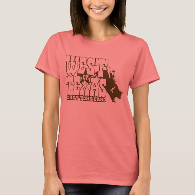 West of Texas Girl's Ringer T-Shirt (Front)