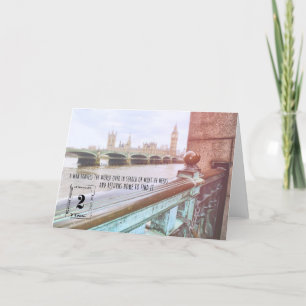 WEST OF THE THAMES Greeting Card