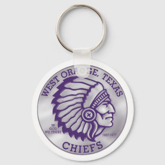WEST ORANGE CHIEFS KEY CHAIN SMALL