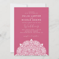 West Pacific Variant Oval Classic Mandala Wedding