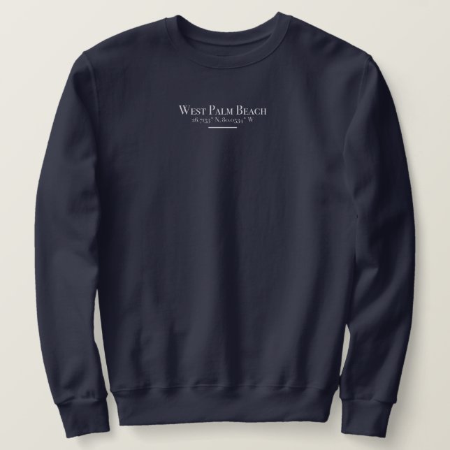 West Palm Beach Crewneck Sweatshirt (Design Front)