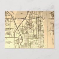 West Palm Beach, FL Vintage Map
