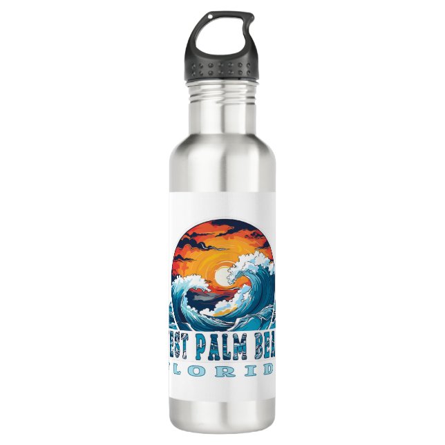 West Palm Beach Florida 710 Ml Water Bottle (Front)
