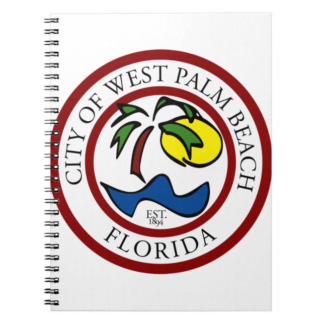 West Palm Beach Florida Notebook (Front)