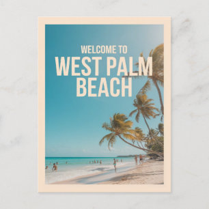 West Palm Beach, Florida,  Postcard