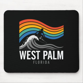 West Palm Beach Florida Surfboarder Surfing Men Mouse Pad