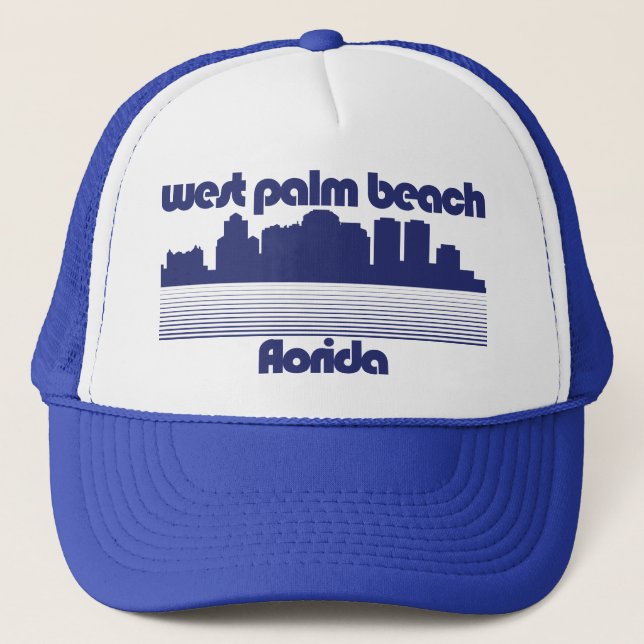 West Palm Beach Florida Trucker Hat (Front)