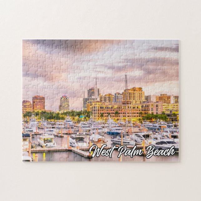 West Palm Beach, Florida, USA Jigsaw Puzzle (Horizontal)
