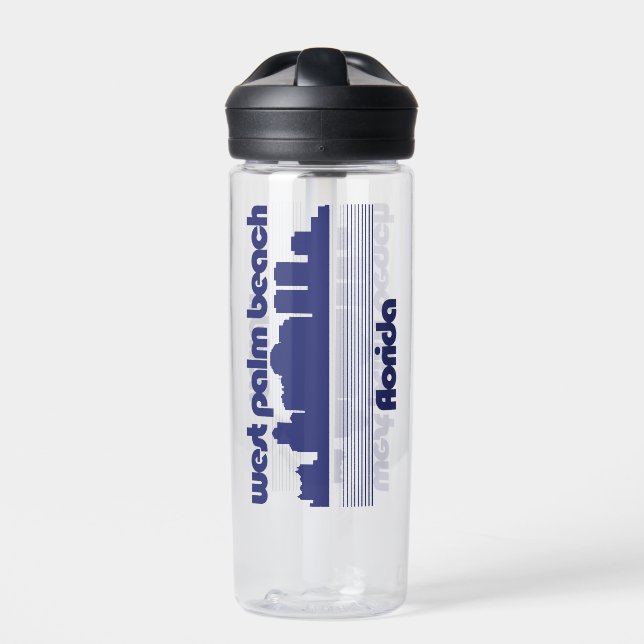 West Palm Beach Florida Water Bottle (Front)
