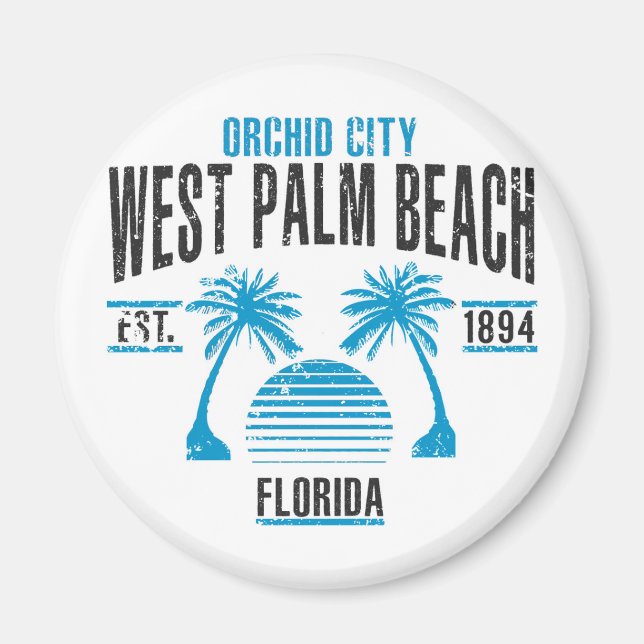 West Palm Beach Magnet (Front)