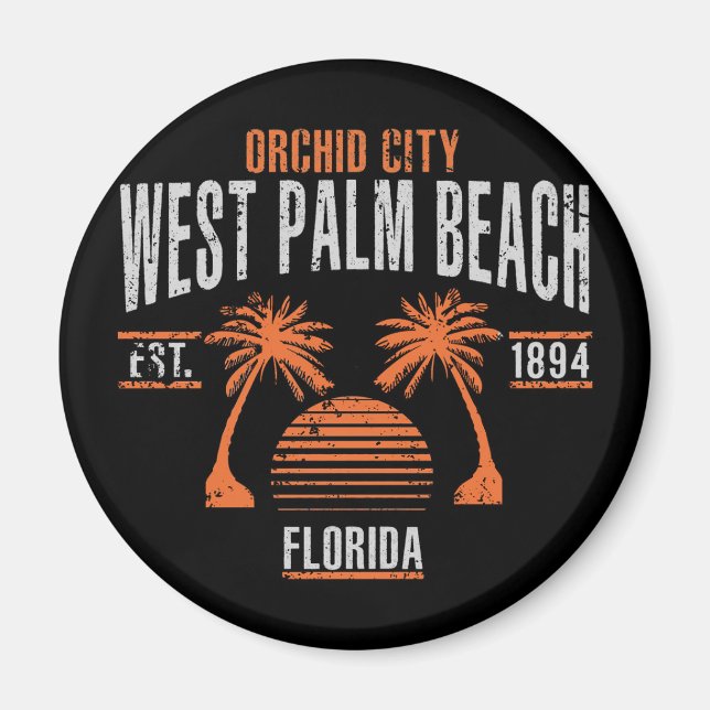 West Palm Beach Magnet (Front)