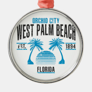West Palm Beach Metal Tree Decoration