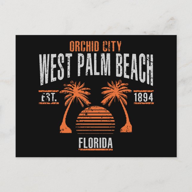 West Palm Beach Postcard (Front)
