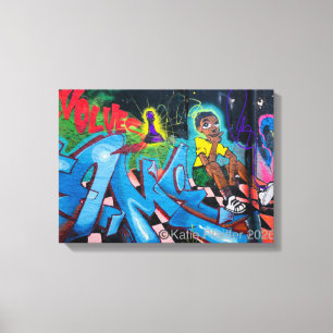 West Philly Graffiti Canvas Print