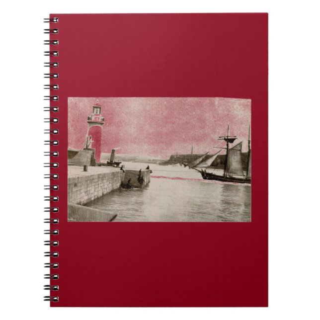 West Pier, Whitehaven Spiral Notebook (Front)