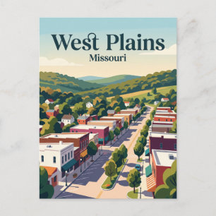 West Plains, Missouri Postcard