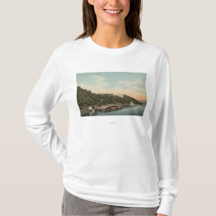 West Point, NY - View of Harbour on Hudson River T-Shirt