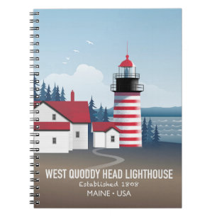 West Quoddy Head Lighthouse Notebook