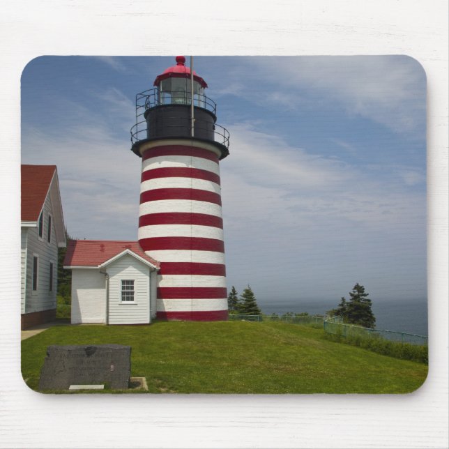 West Quoddy Head Lighthouse State Park is the Mouse Pad (Front)
