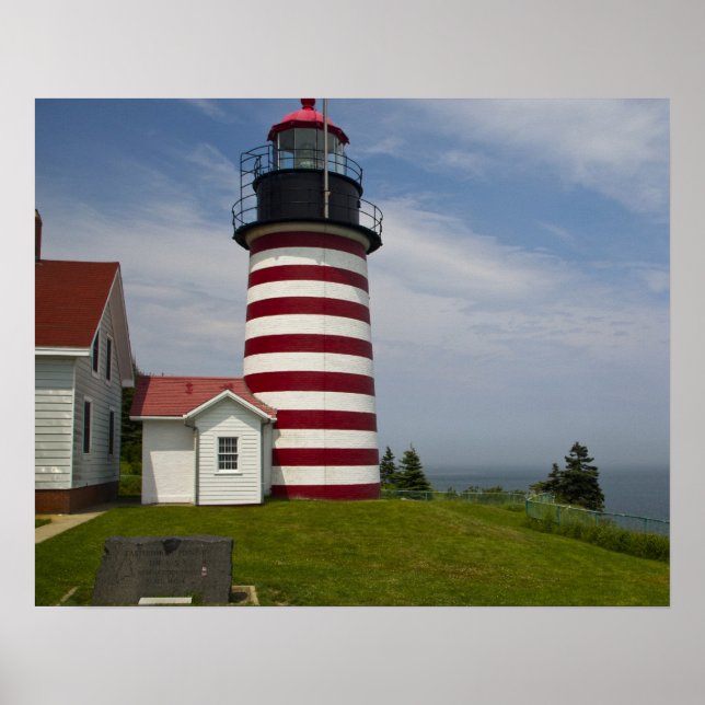 West Quoddy Head Lighthouse State Park is the Poster (Front)