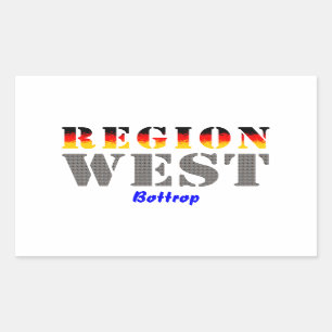 West Region - Bottrop Rectangular Sticker