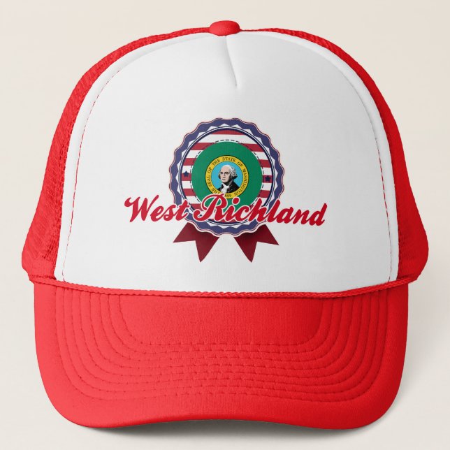 West Richland, WA Trucker Hat (Front)