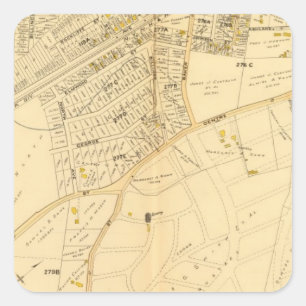 West Roxbury, Massachusetts 9 Square Sticker