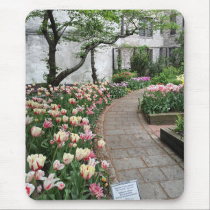 West Side Community Garden Tulip New York City NYC Mouse Pad