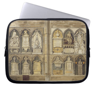 West Side of Poet's Corner, plate 24 from 'Westmin Laptop Sleeve