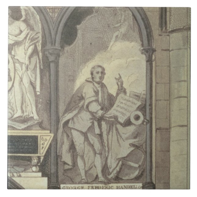 West Side of Poet's Corner, plate 25 from 'Westmin Tile (Front)