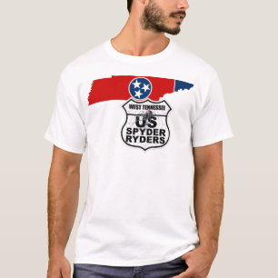 West Tennessee Chapter - State Outline Logo  T-Shirt