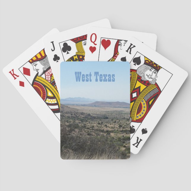 West Texas Landscape Playing Cards (Back)