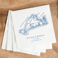 West Tisbury Map Elegant Navy Blue Wedding