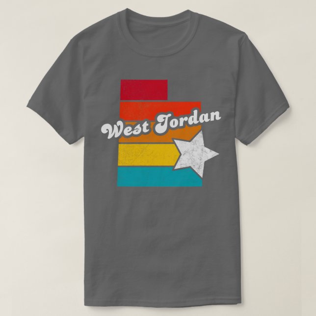 West Utah Vintage Distressed Souvenir 2 T-Shirt (Design Front)