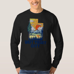 West Valley City Utah Nature State Pride Mountains T-Shirt