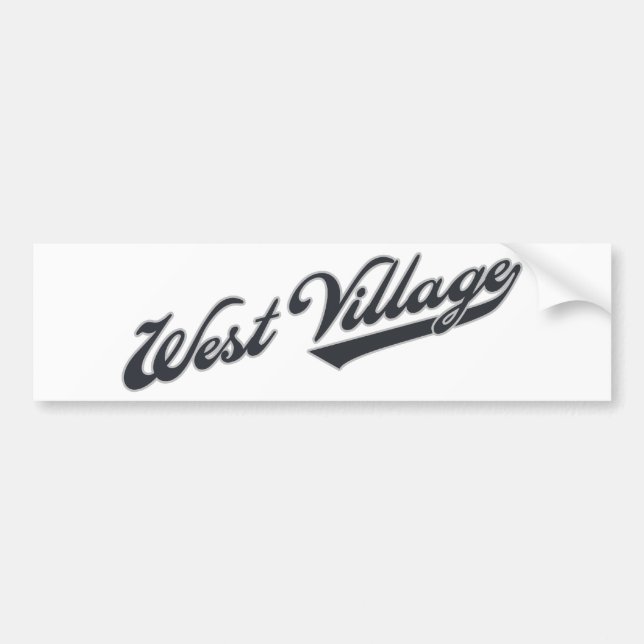 West Village Bumper Sticker (Front)