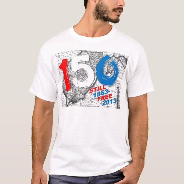 West Virginia 150th anniversary T-Shirt (Front)